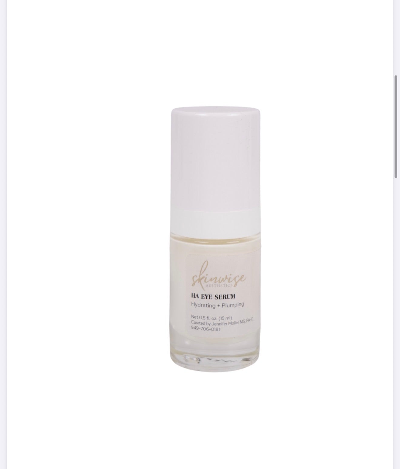 Skinwise HA Eye Serum