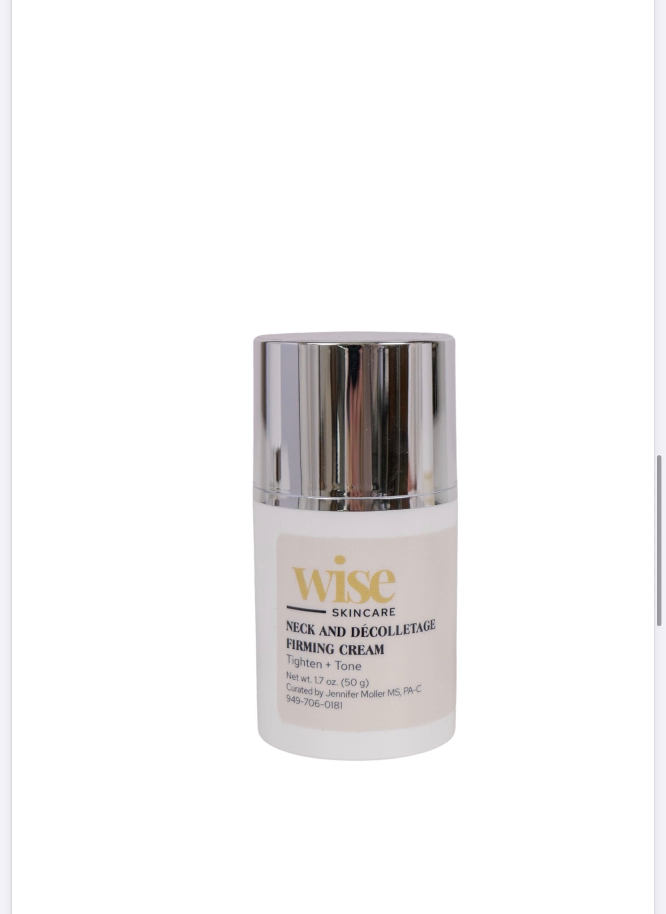 Skinwise Neck and Chest Firming Cream